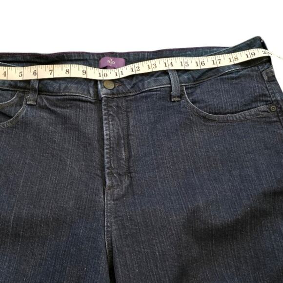 Nydj Not Your Daughter's Jeans Dark Wash HIgh Rise Bootcut Jeans Plus Size 20W - Picture 7 of 11